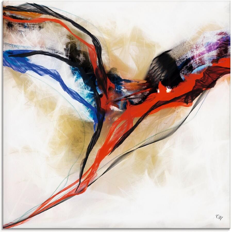 Artland Print op glas Engel abstract I in verschillende maten