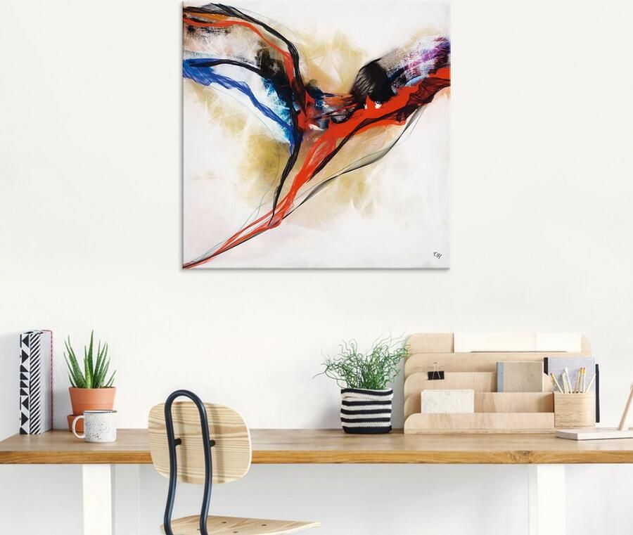 Artland Print op glas Engel abstract I in verschillende maten - Foto 6