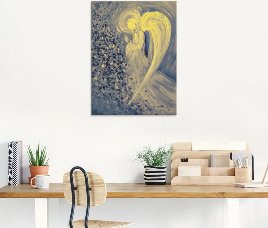 Artland Print op glas Engel van de nacht in verschillende maten - Foto 6