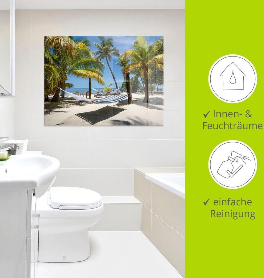 Artland Print op glas Florida Keys relax in verschillende maten - Foto 3