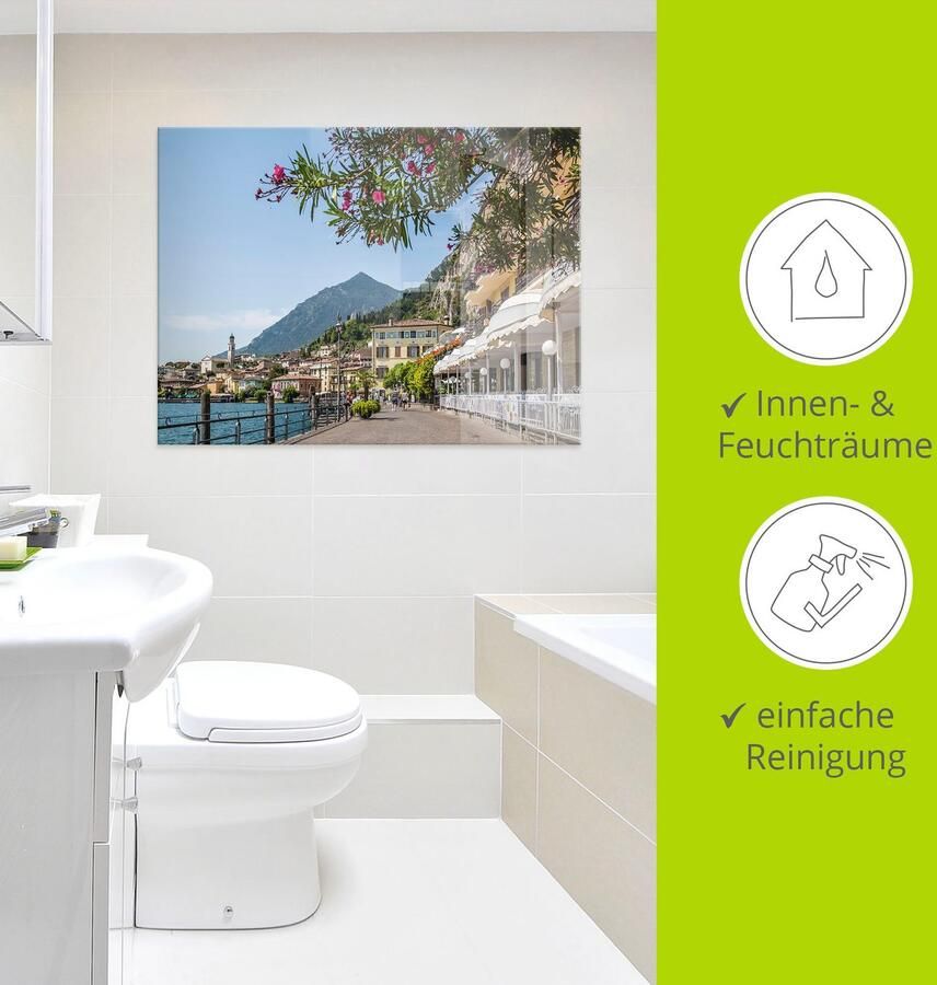 Artland Print op glas Gardameer Limone sul Garda - Foto 3