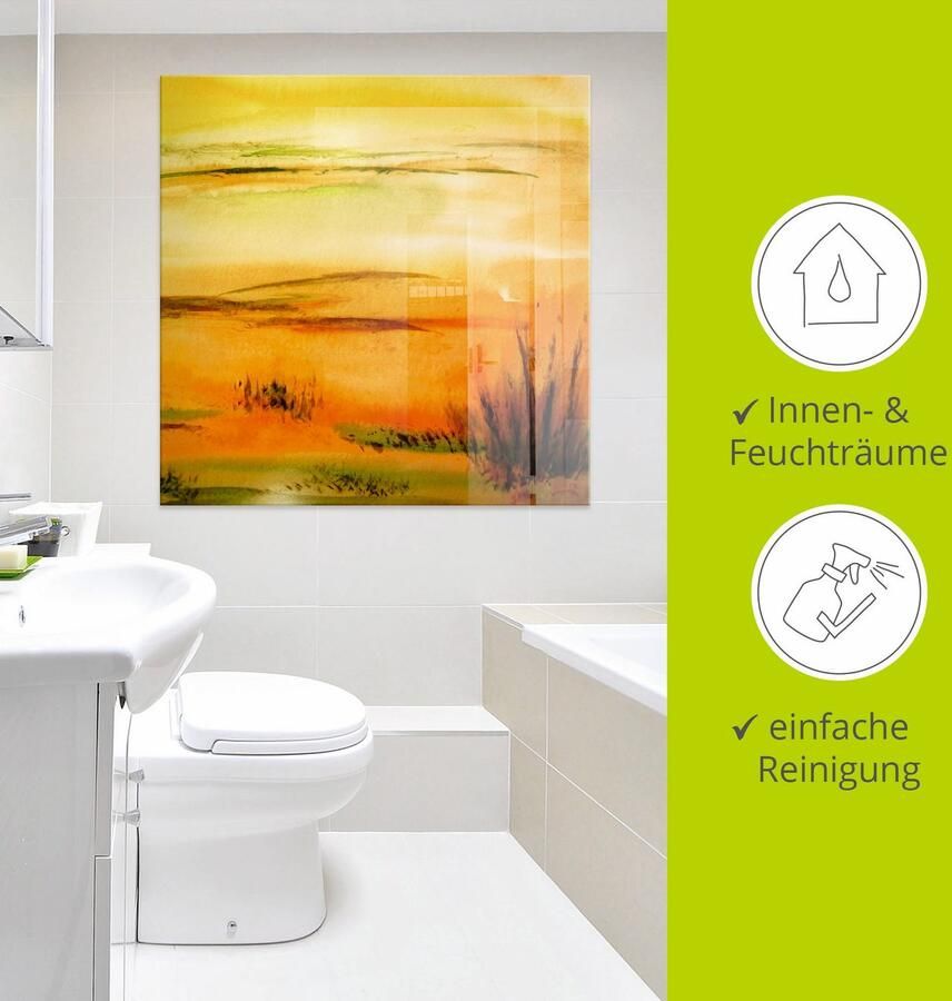 Artland Print op glas Heet zand in verschillende maten - Foto 3