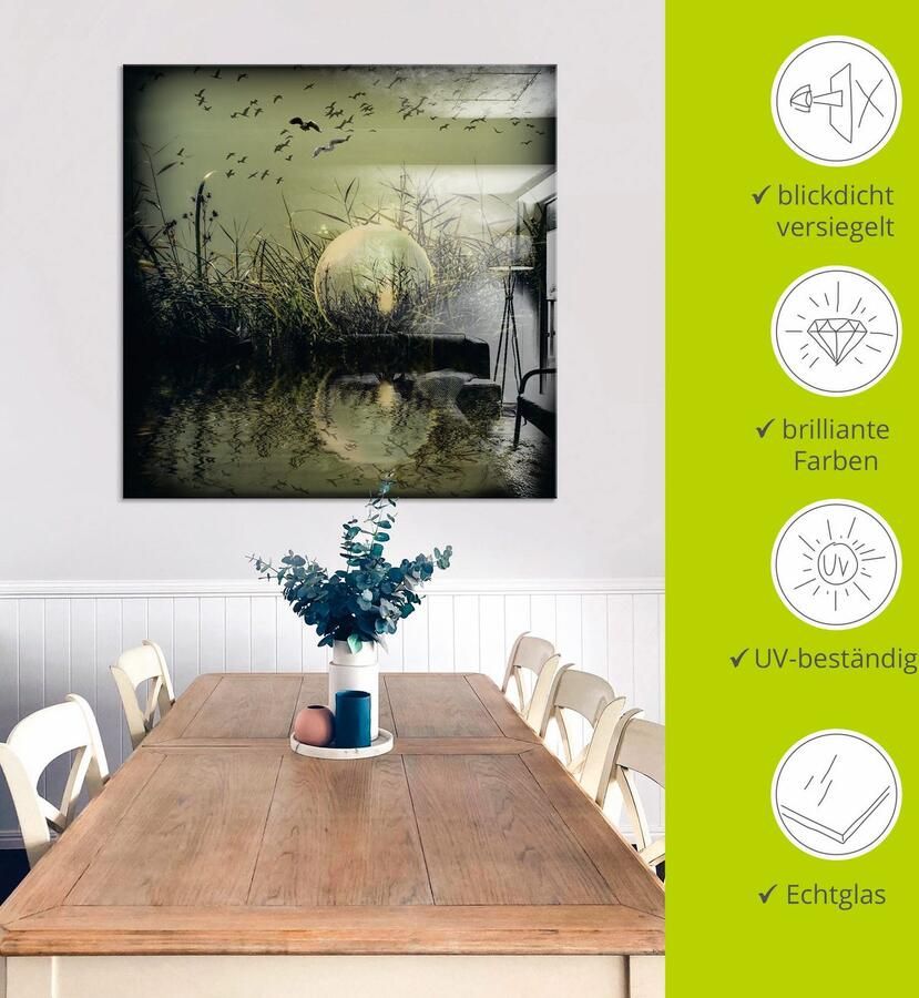 Artland Print op glas In de glazen bol mystiek - Foto 4