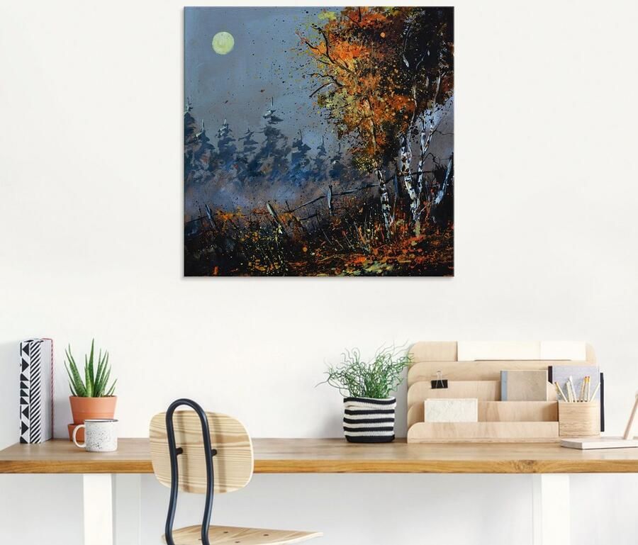 Artland Print op glas In het bos in verschillende maten - Foto 5