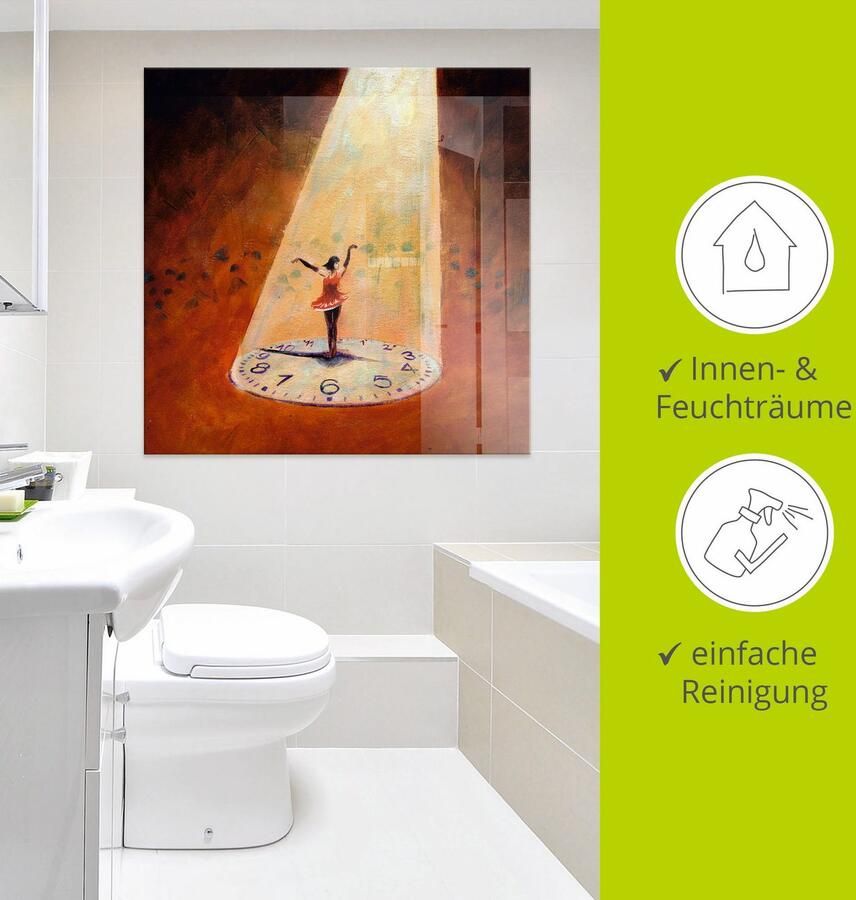 Artland Print op glas In het nu zijn in verschillende maten - Foto 3