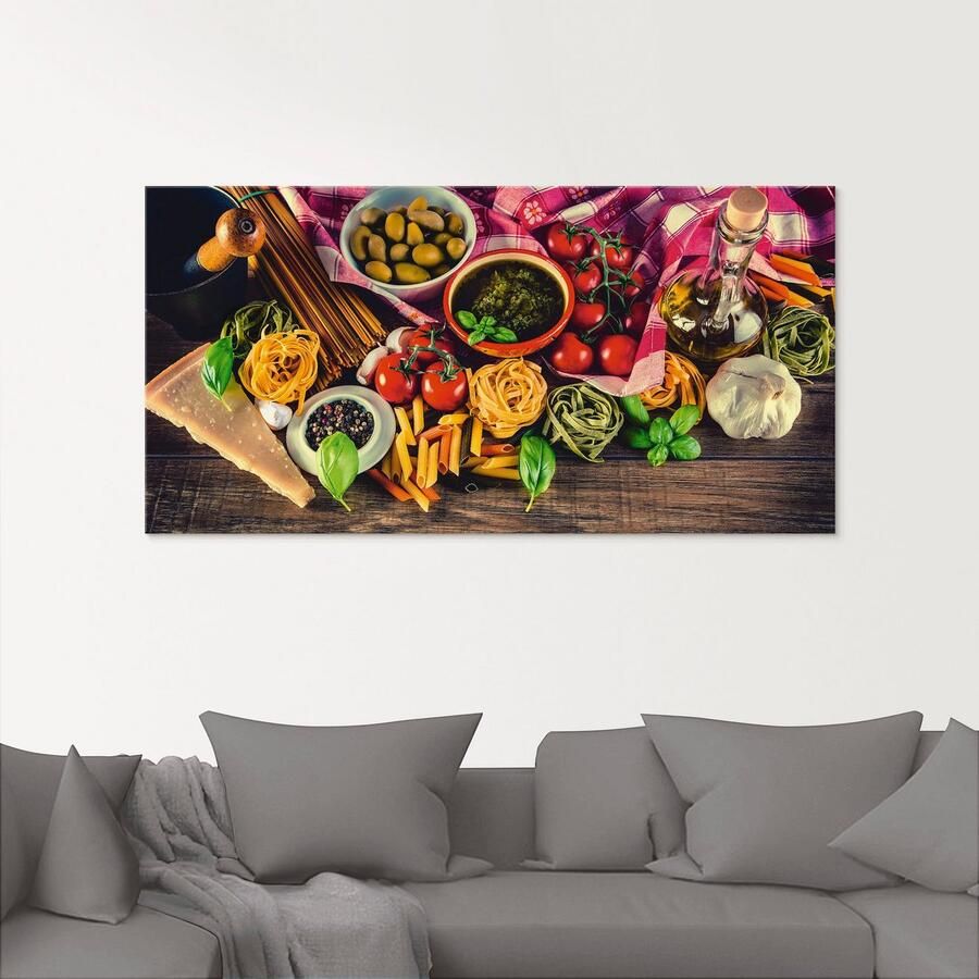 Artland Print op glas Italiaans mediterraan eten - Foto 2