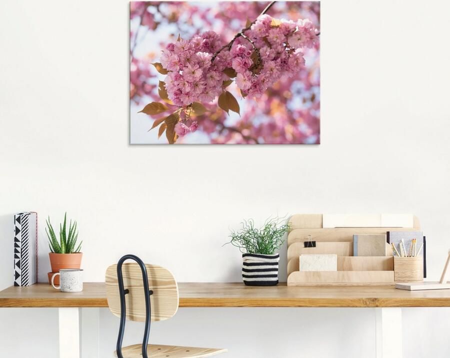 Artland Print op glas Japanse kersenbloesem in Love I - Foto 5