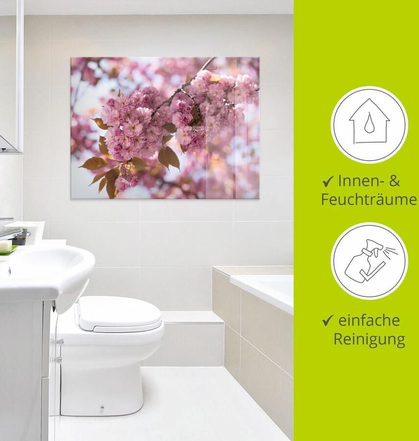 Artland Print op glas Japanse kersenbloesem in Love I - Foto 3