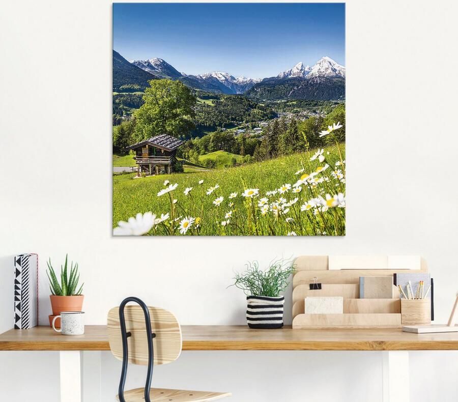 Artland Print op glas Landschap in de Beierse Alpen - Foto 5