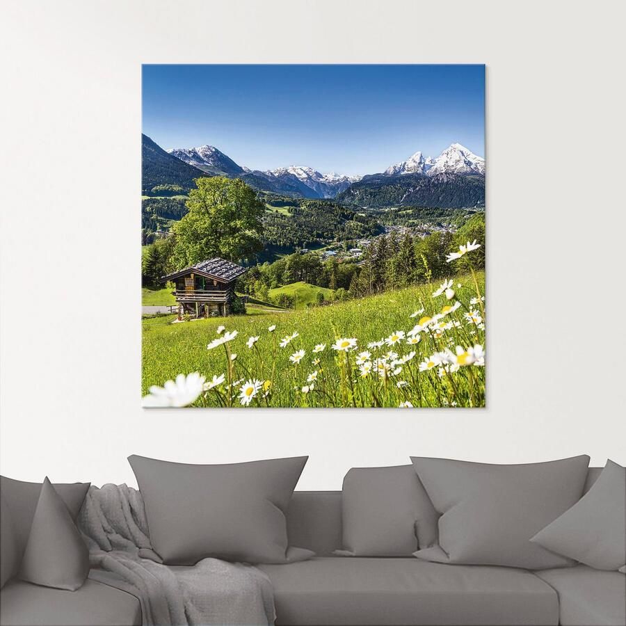 Artland Print op glas Landschap in de Beierse Alpen - Foto 2