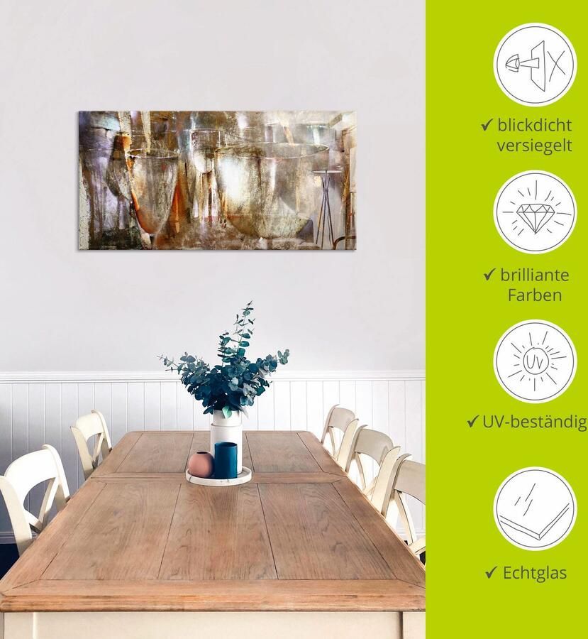 Artland Print op glas Lichtspel in verschillende maten - Foto 4