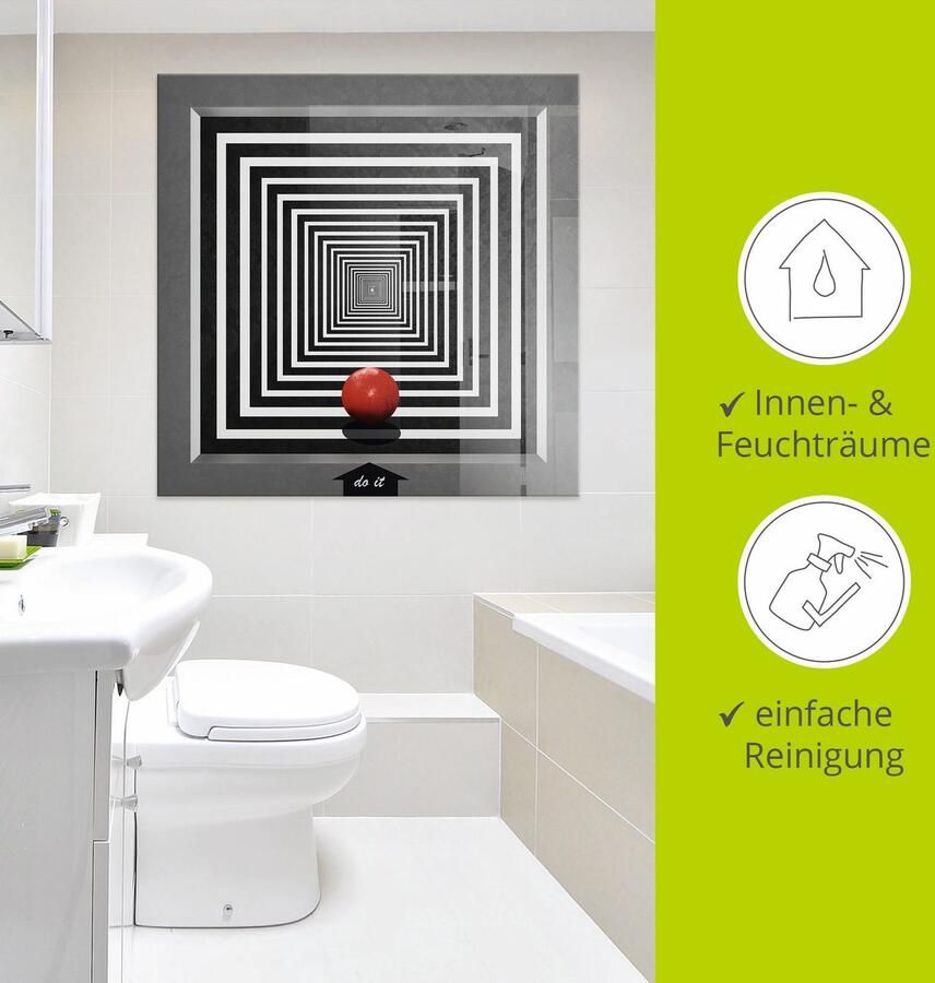 Artland Print op glas Maak het in verschillende maten - Foto 3