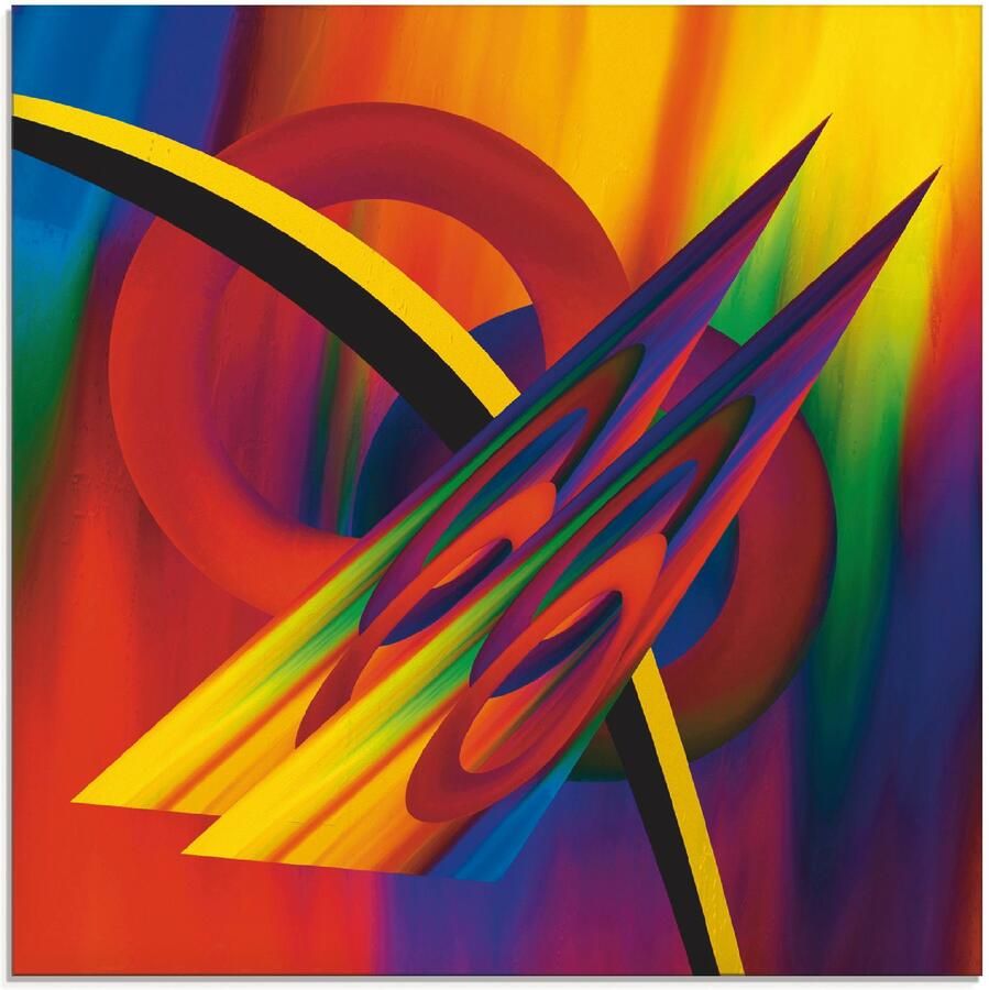 Artland Print op glas Modern multicolour in verschillende maten - Foto 6