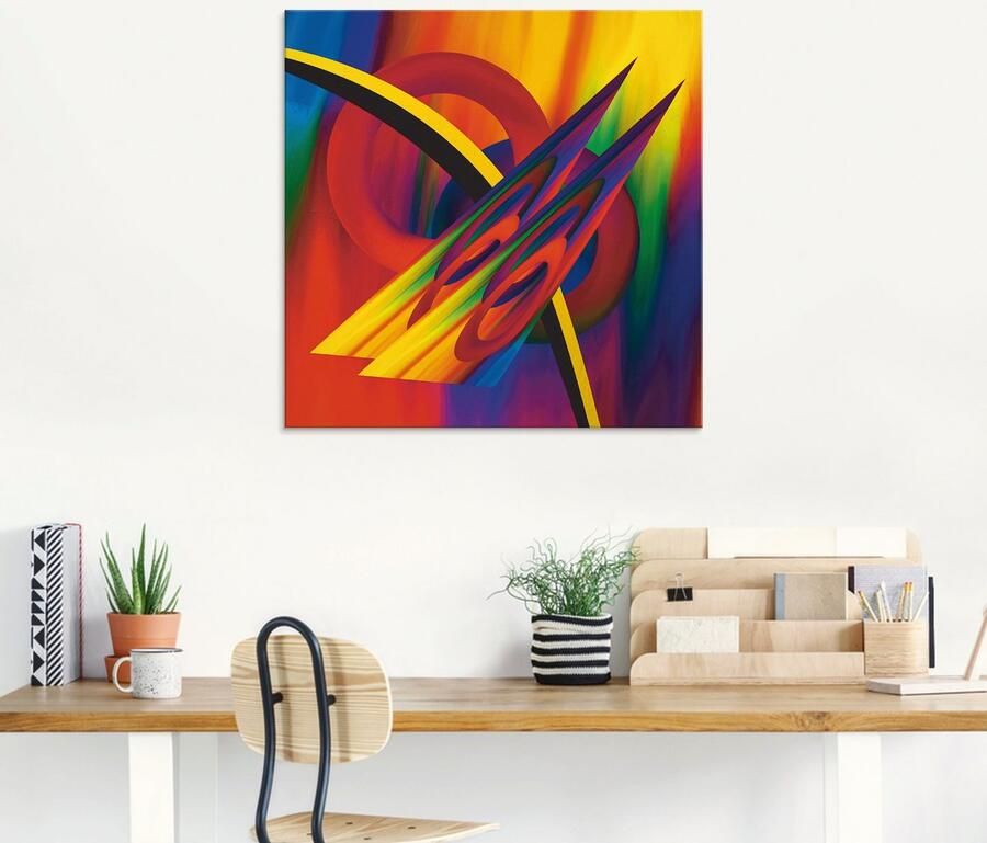 Artland Print op glas Modern multicolour in verschillende maten - Foto 5