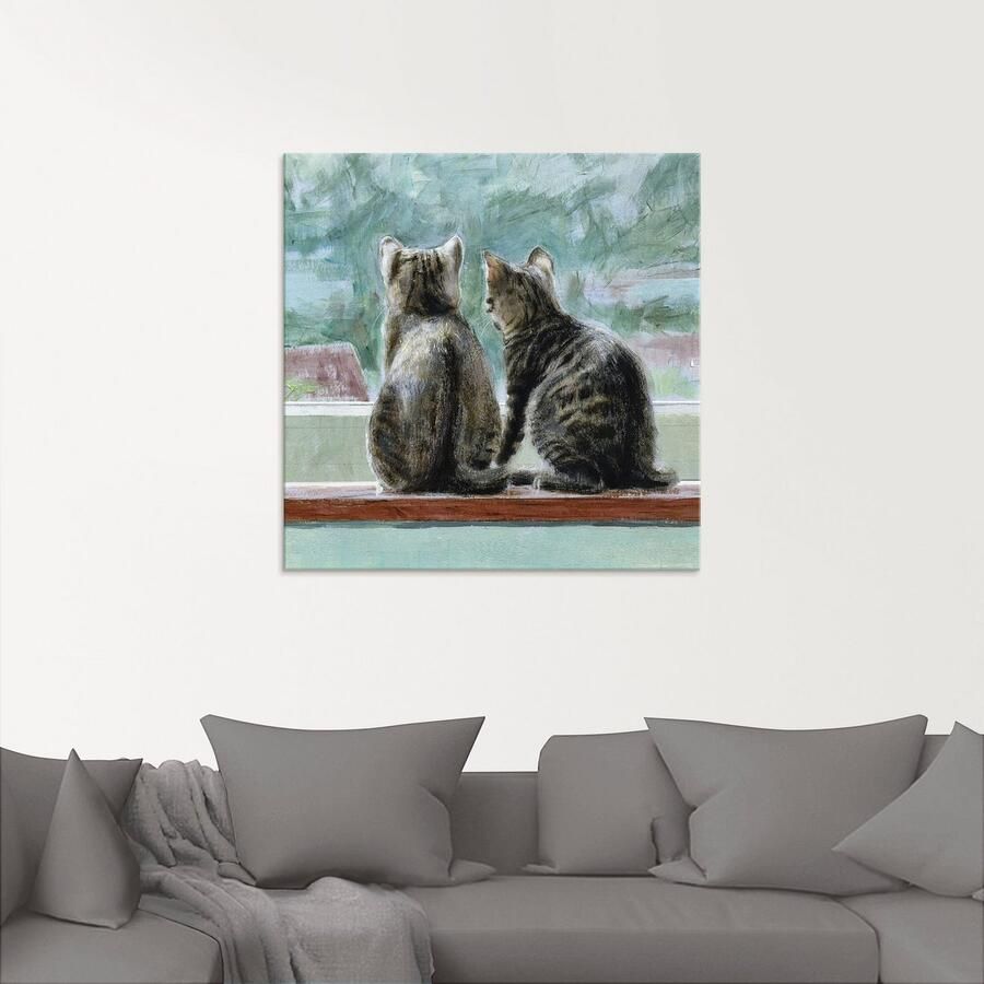 Artland Print op glas Mooi uitzicht in verschillende maten