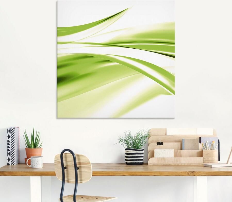 Artland Print op glas Mooie golf abstract in verschillende maten - Foto 5