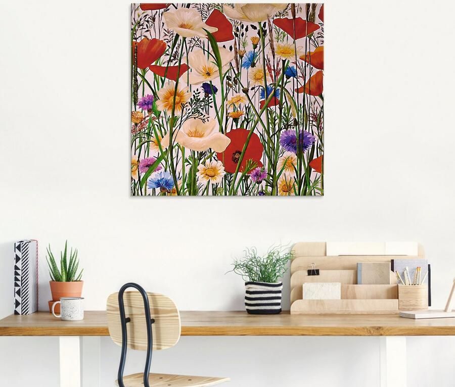 Artland Print op glas Multicolour en natuurlijk - Foto 5