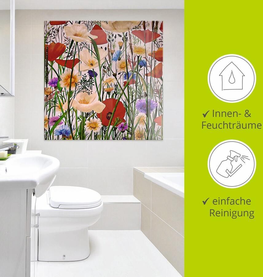 Artland Print op glas Multicolour en natuurlijk - Foto 3