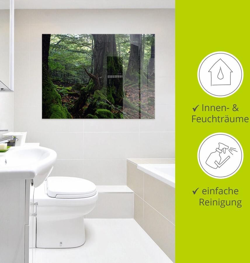 Artland Print op glas Oude bomen aan de kraterrand - Foto 3