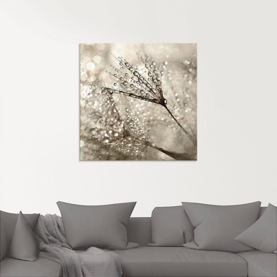Artland Print op glas Paardebloem dauwdruppels I - Foto 2