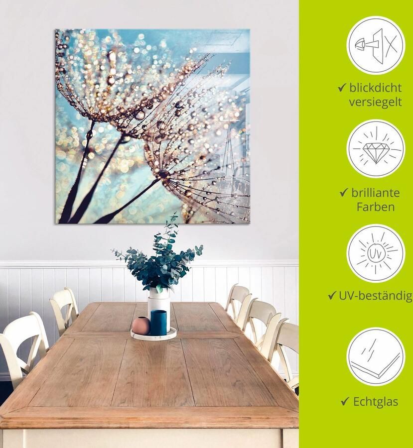 Artland Print op glas Pluizenbol druppelvanger - Foto 5