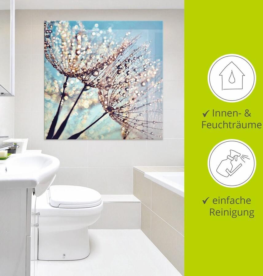 Artland Print op glas Pluizenbol druppelvanger - Foto 4