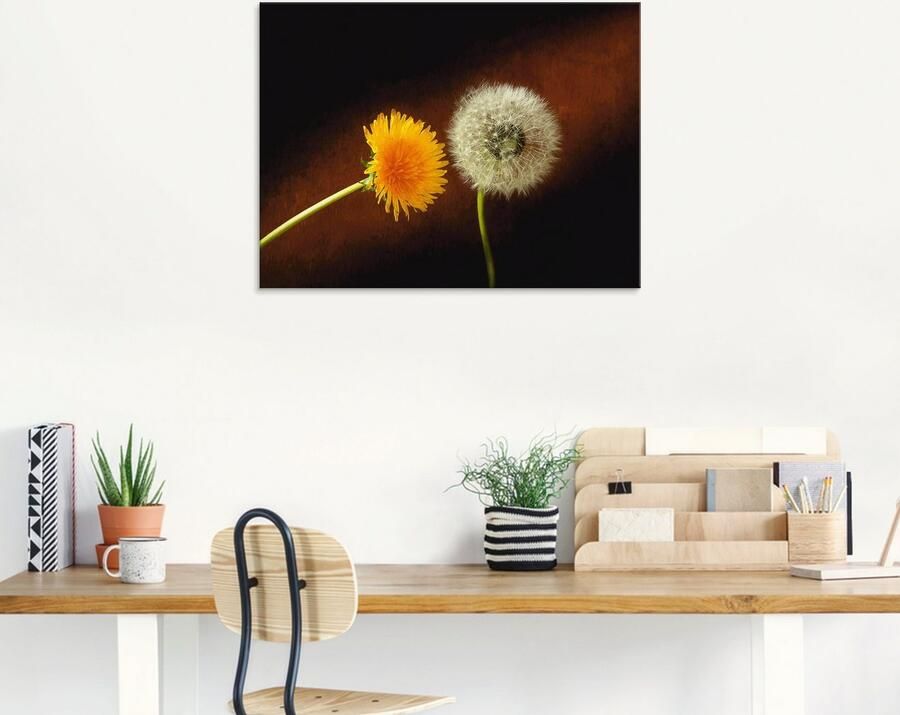 Artland Print op glas Pluizenbol paardenbloem - Foto 6