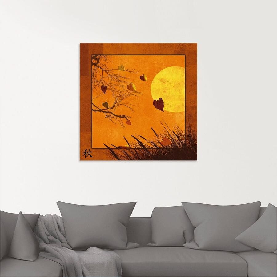 Artland Print op glas Serie vier seizoenen Herfst - Foto 2
