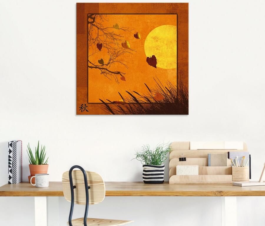 Artland Print op glas Serie vier seizoenen Herfst - Foto 6