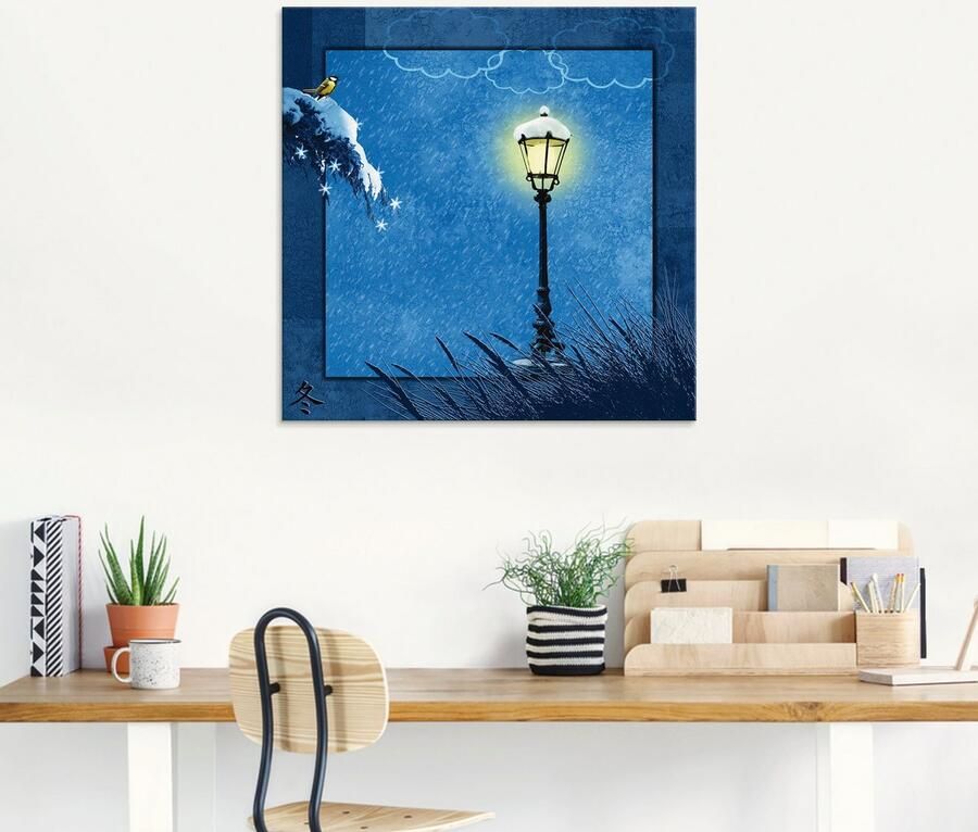 Artland Print op glas Serie vier seizoenen Winter - Foto 5