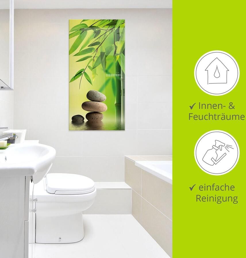 Artland Print op glas Spa stilleven in verschillende maten - Foto 2