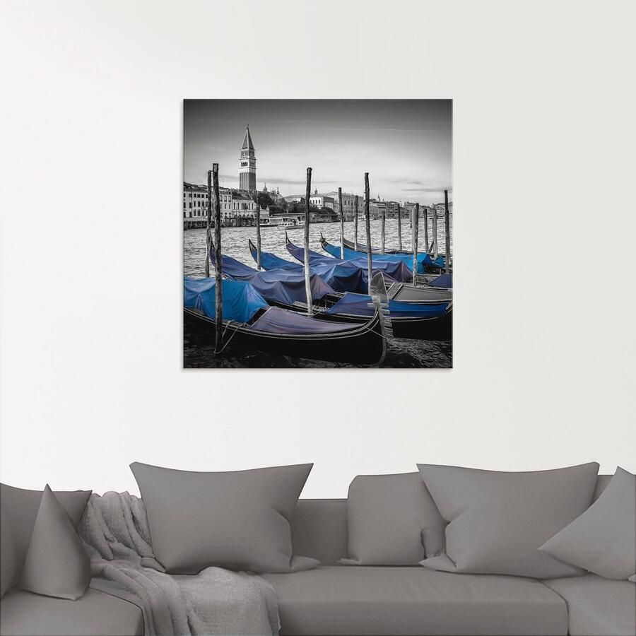 Artland Print op glas Venetië Canal Grande & Markustoren I - Foto 2
