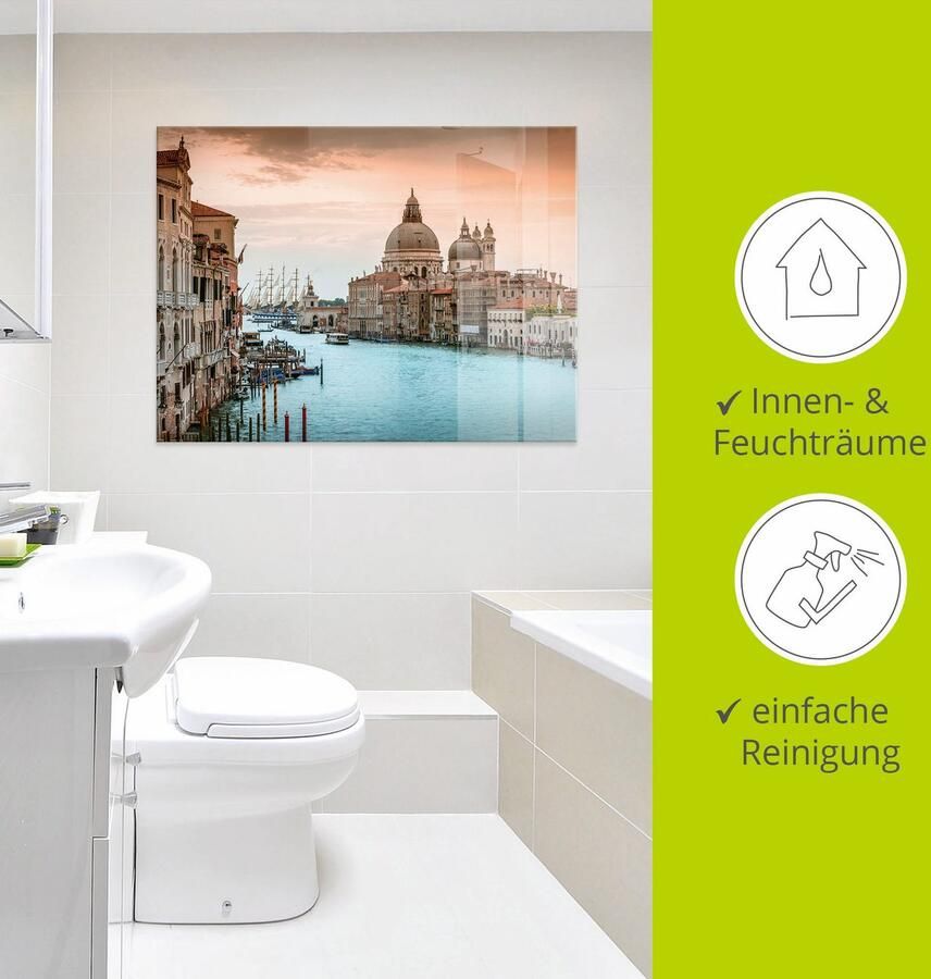 Artland Print op glas Venetië Canal Grande I - Foto 3
