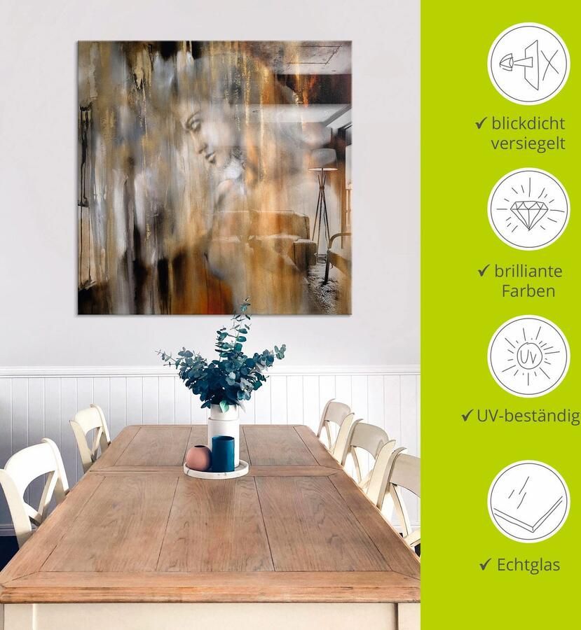 Artland Print op glas VERA in verschillende maten - Foto 4