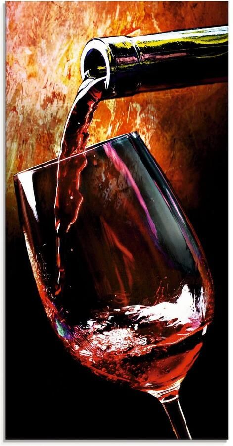 Artland Print op glas Wijn rode wijn in verschillende maten - Foto 6