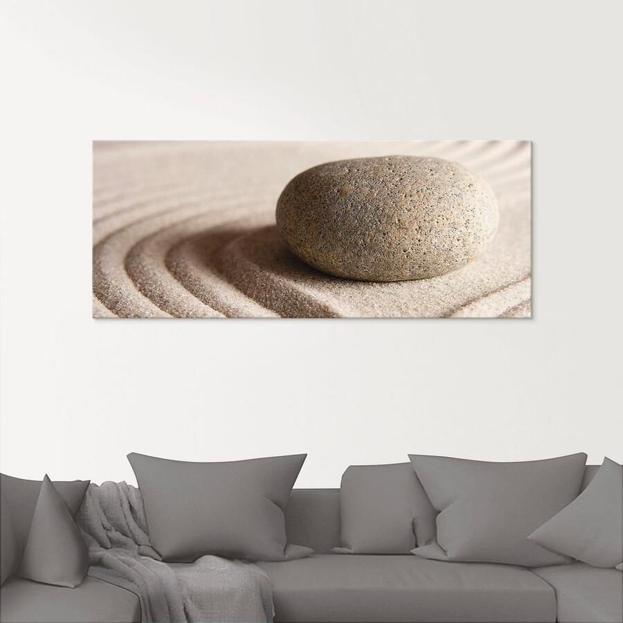 Artland Print op glas Zen steen in verschillende maten - Foto 2