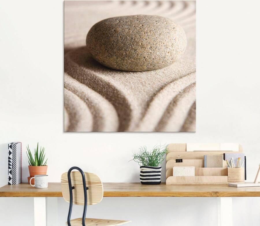Artland Print op glas Zen steen in verschillende maten - Foto 5