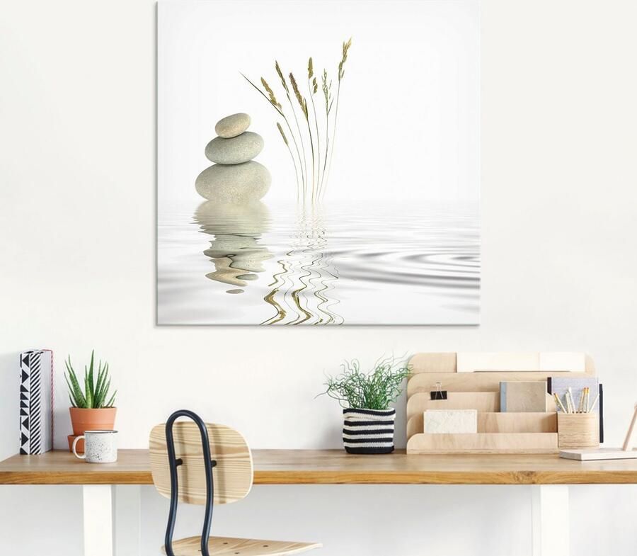 Artland Print op glas Zen vrede in verschillende maten - Foto 4