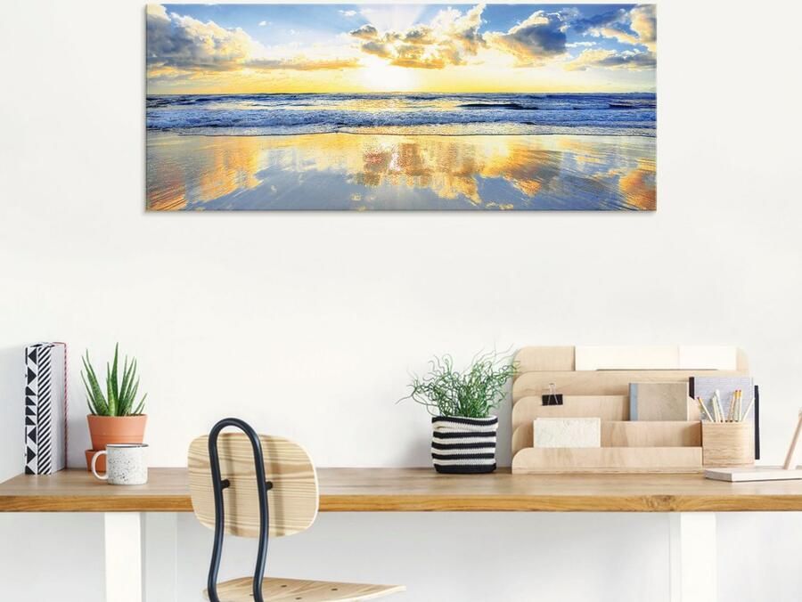 Artland Print op glas Zonsopkomst boven de oceaan - Foto 5