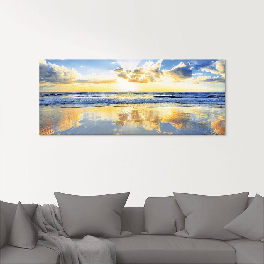 Artland Print op glas Zonsopkomst boven de oceaan - Foto 2