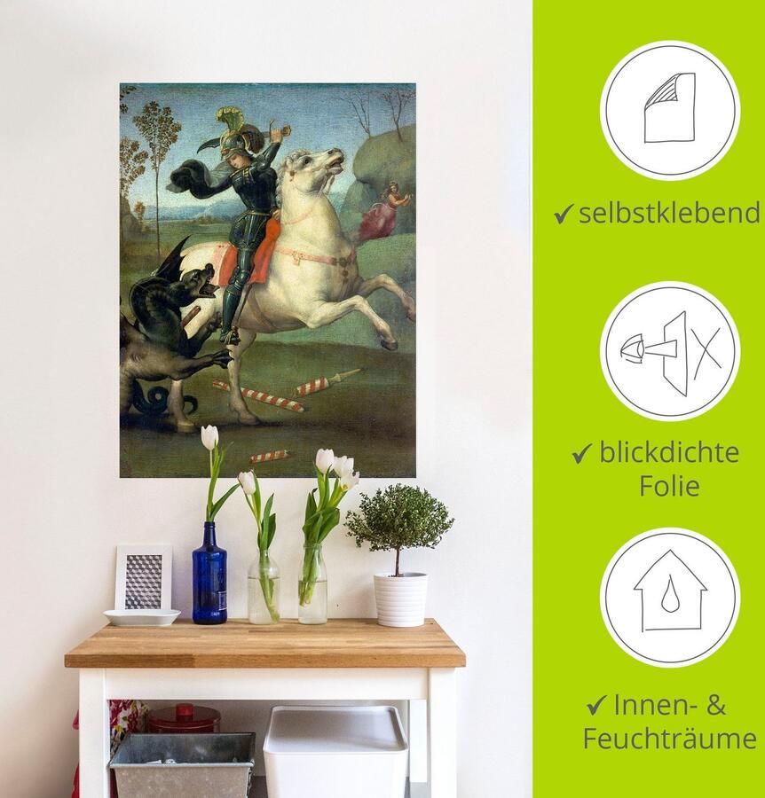 Artland Wandfolie De hl.Georg in de strijd met de draken - Foto 3