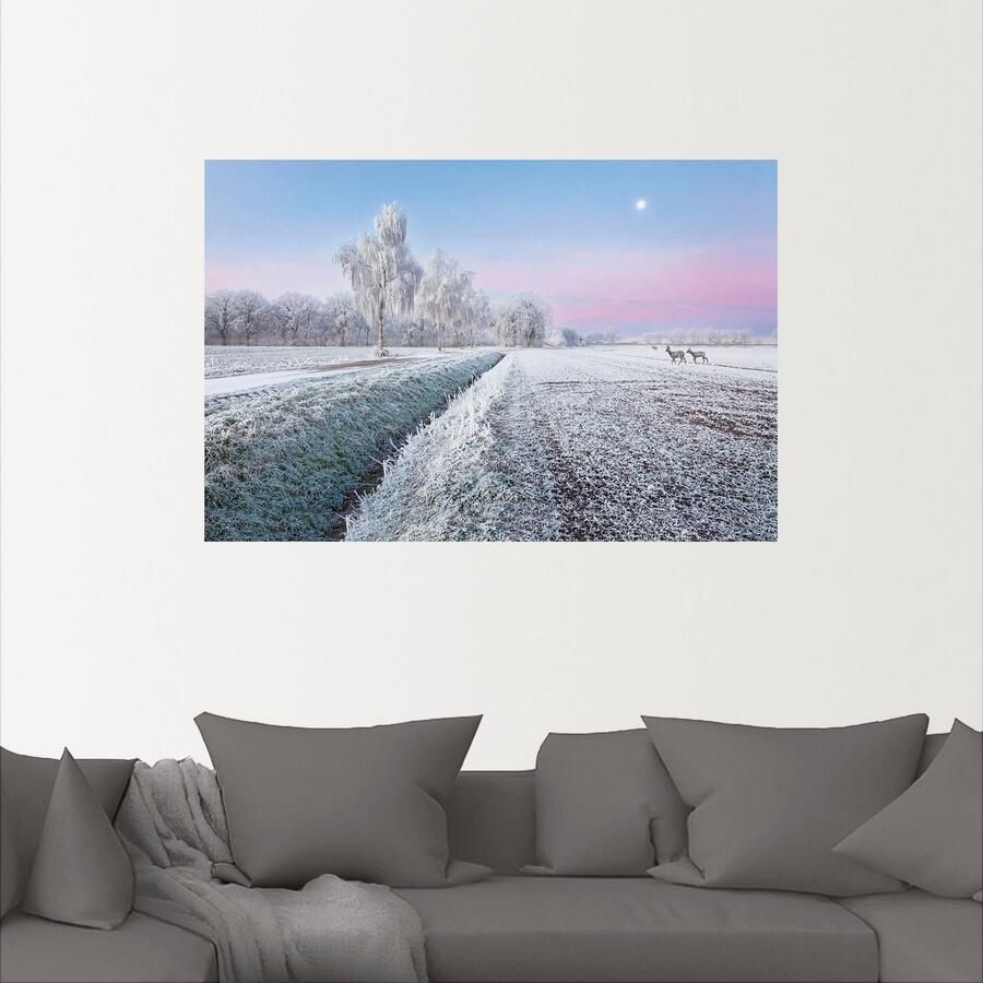 Artland Wandfolie Een onderhoudend winterverhaal