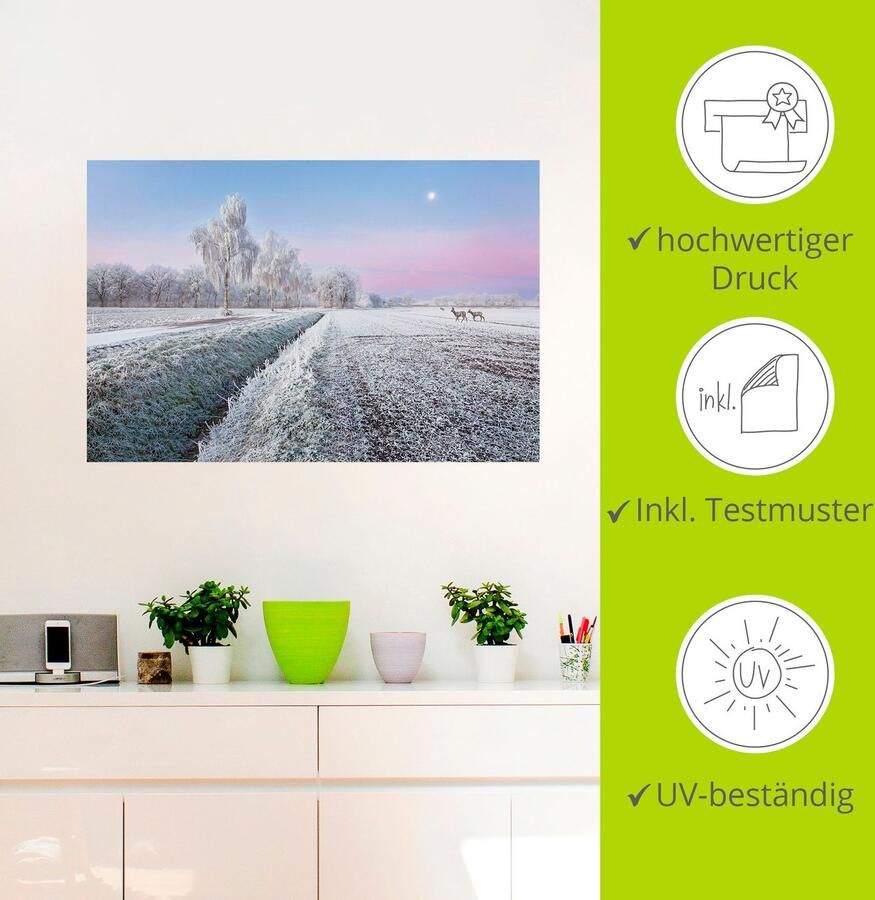 Artland Wandfolie Een onderhoudend winterverhaal - Foto 3