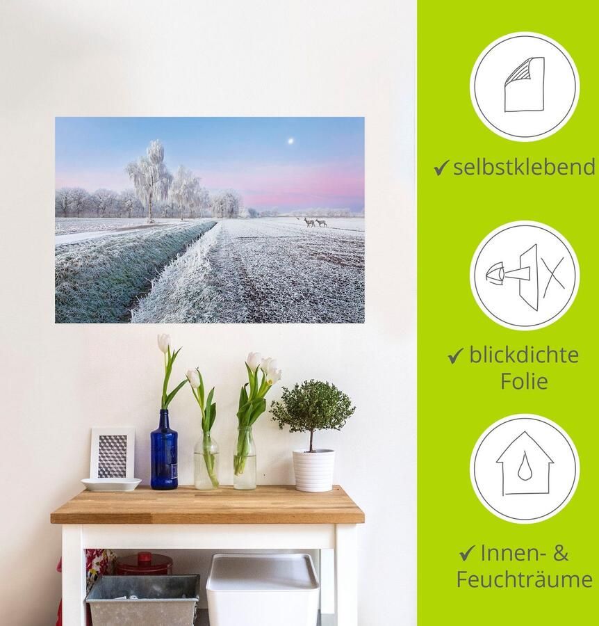 Artland Wandfolie Een onderhoudend winterverhaal - Foto 4