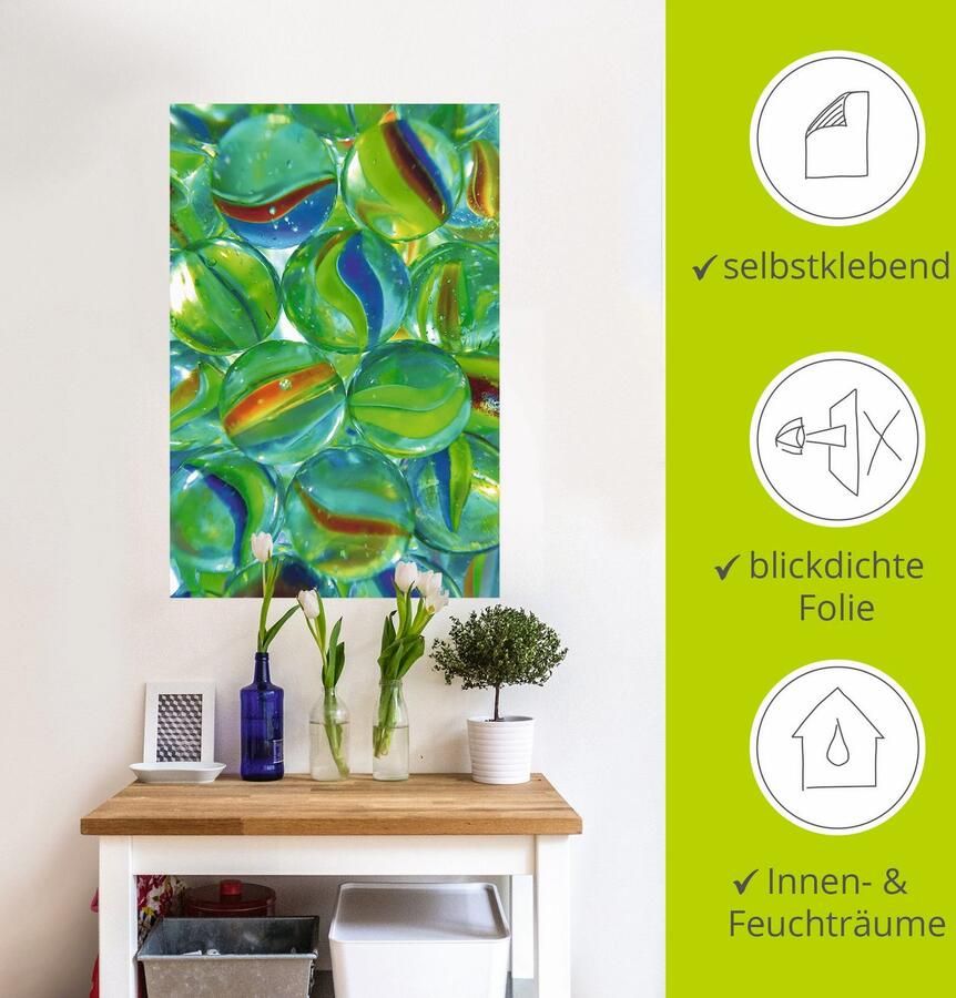 Artland Wandfolie Knikkers zelfklevend - Foto 4