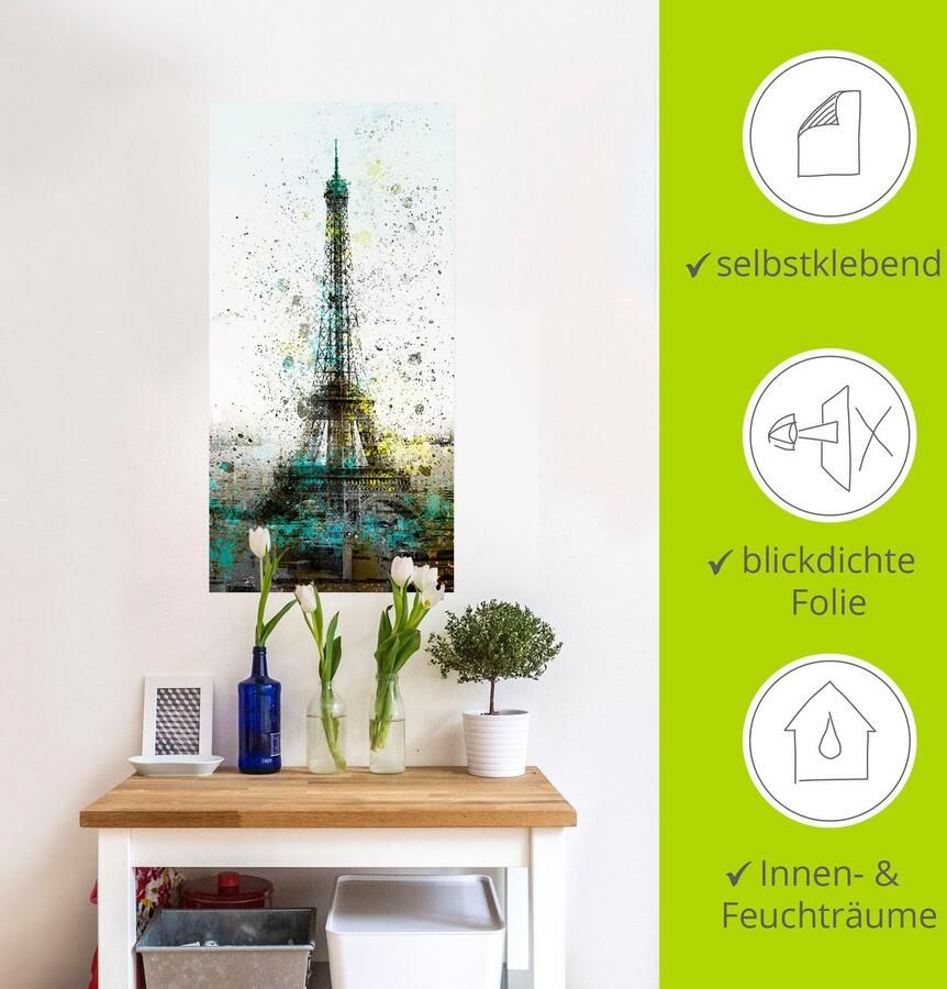 Artland Wandfolie Parijs Eiffeltoren I - Foto 3