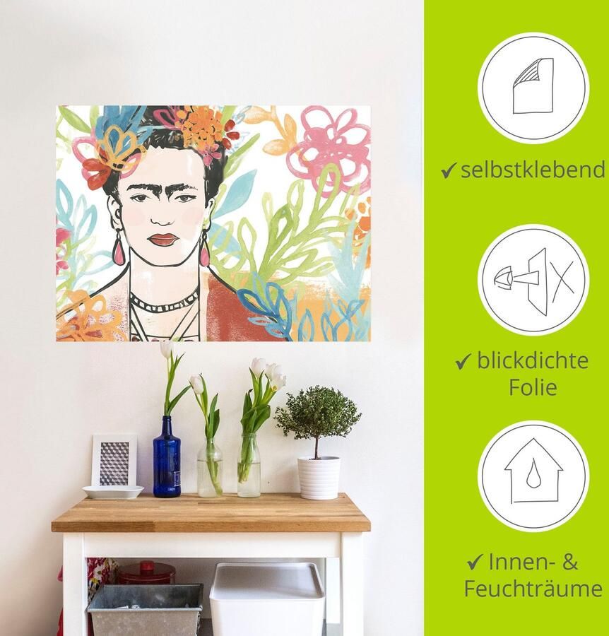 Artland Wandfolie Portret van Frida collectie A - Foto 4