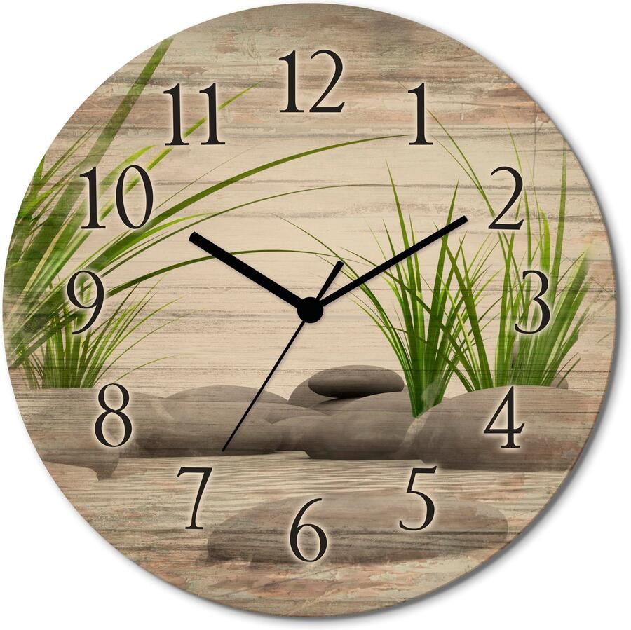 Artland Wandklok 3D stenen optioneel verkrijgbaar met kwarts- of radiografisch uurwerk geruisloos zonder tikkend geluid - Foto 6