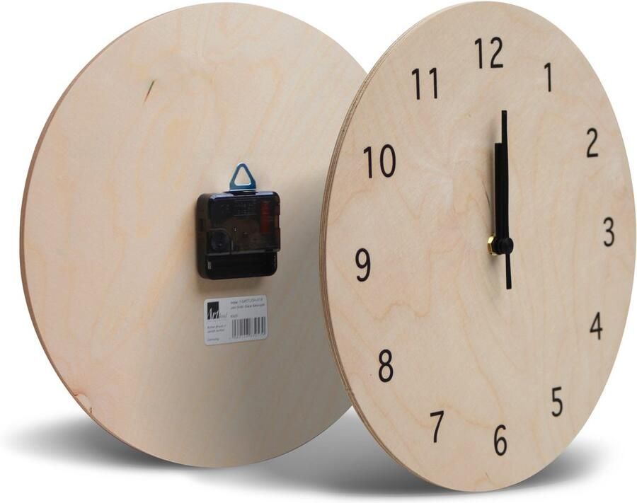 Artland Wandklok Noordzeestrand met meeuwen optioneel verkrijgbaar met kwarts- of radiografisch uurwerk geruisloos zonder tikkend geluid - Foto 5