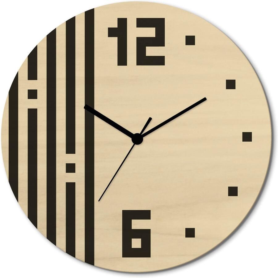 Artland Wandklok Gecodeerd tijdpatroon optioneel verkrijgbaar met kwarts- of radiografisch uurwerk geruisloos zonder tikkend geluid - Foto 6